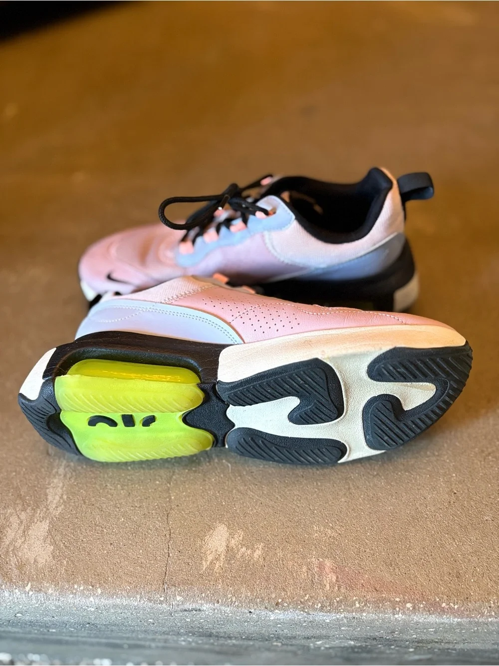Nike Pastel Pink & Light Blue Air-Cushioned Sneaker